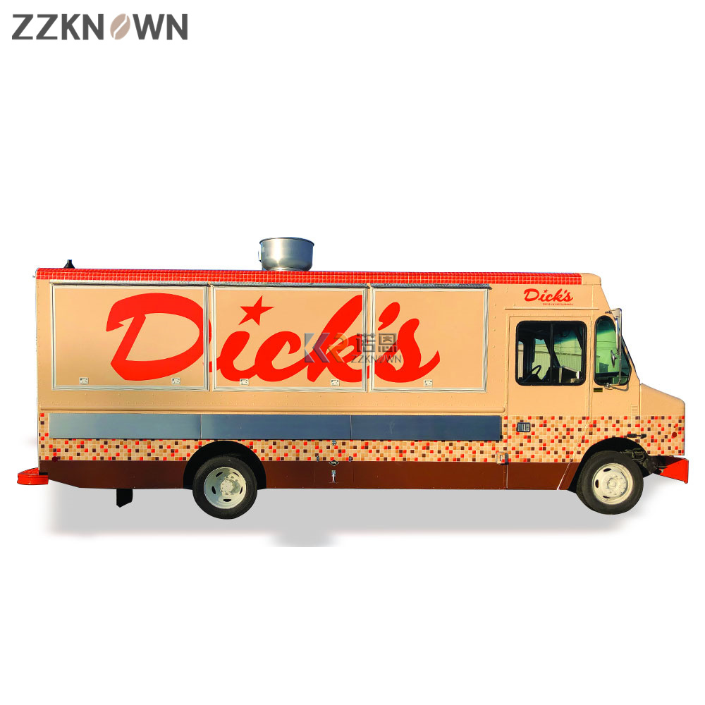 Food Truck With Snacks - Tam Donanımlı Seyyar Gıda Kamyonları, Pişirme