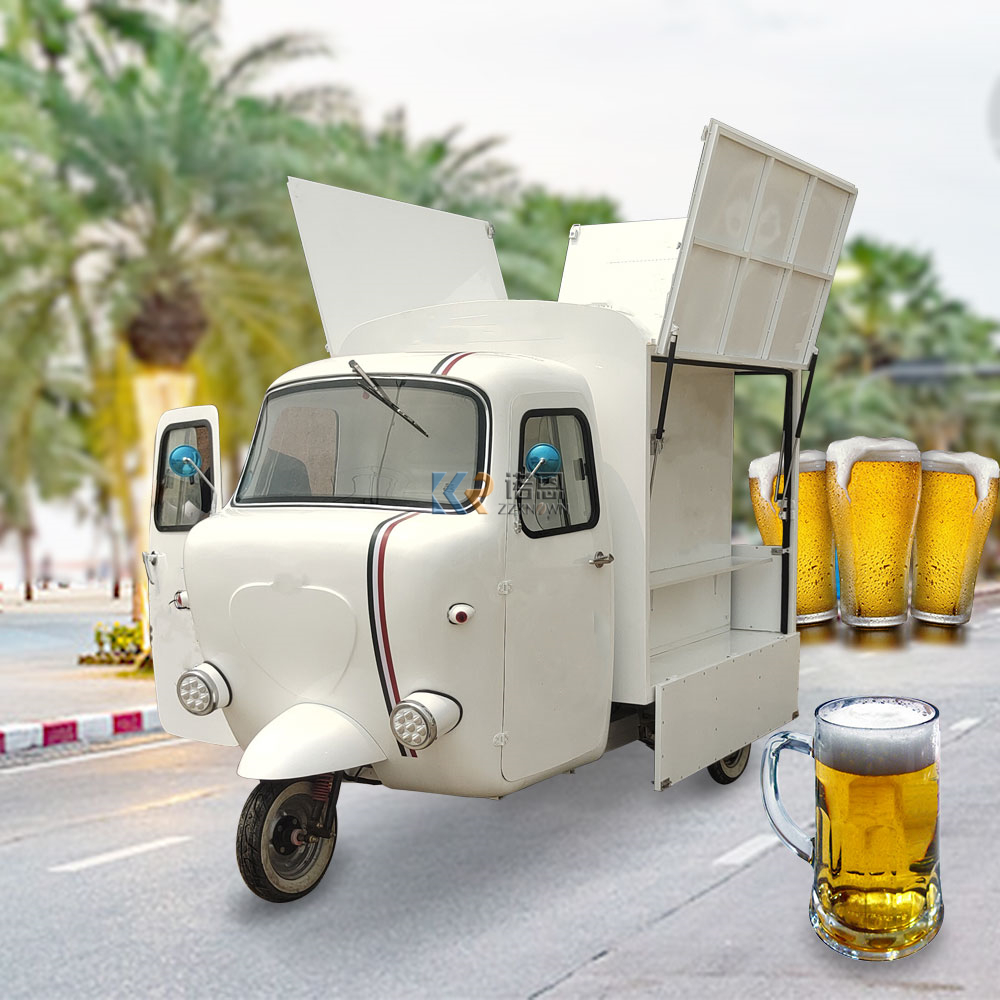 Food Truck With Snacks - 3 tekerlekli Lambro sokak mobil fast