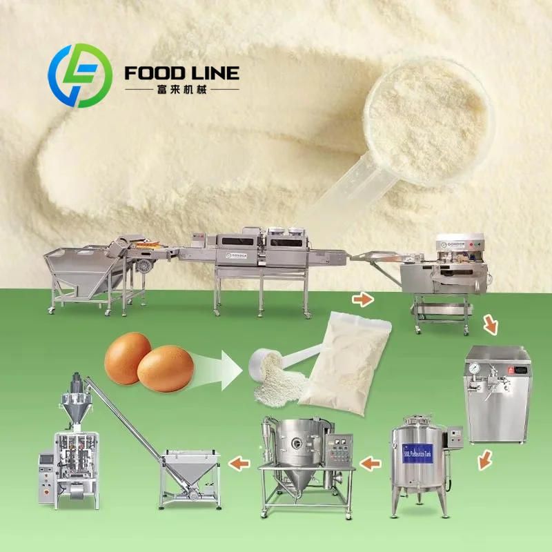 Food Protein Snacks - WPC Makine Üretim Hattı Organik Yumurta