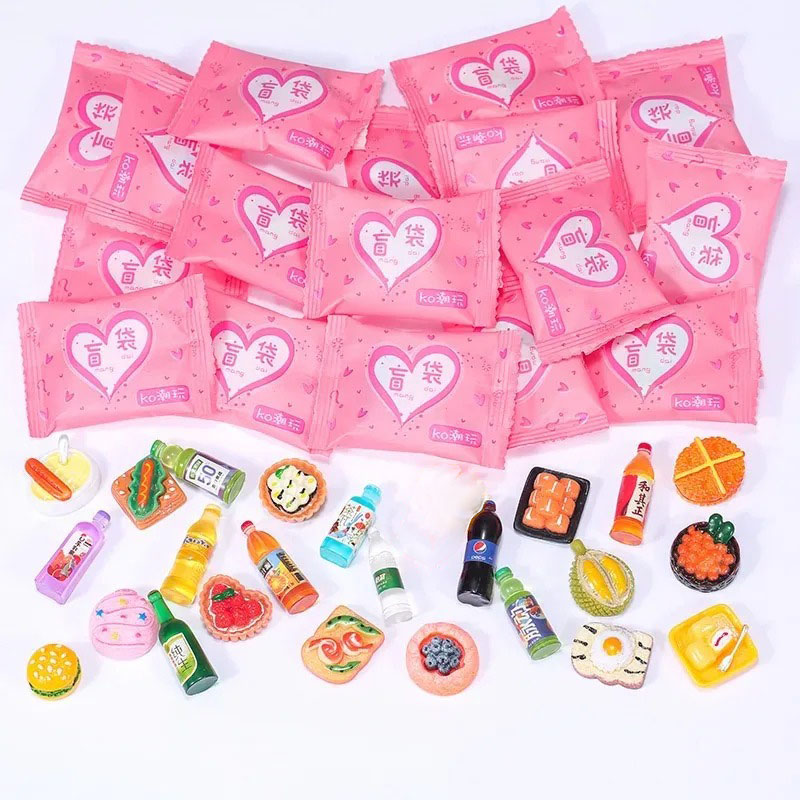 Food Snacks For Party - Rastgele Stil Çanta Minyatür Gıda Oyuncakları
