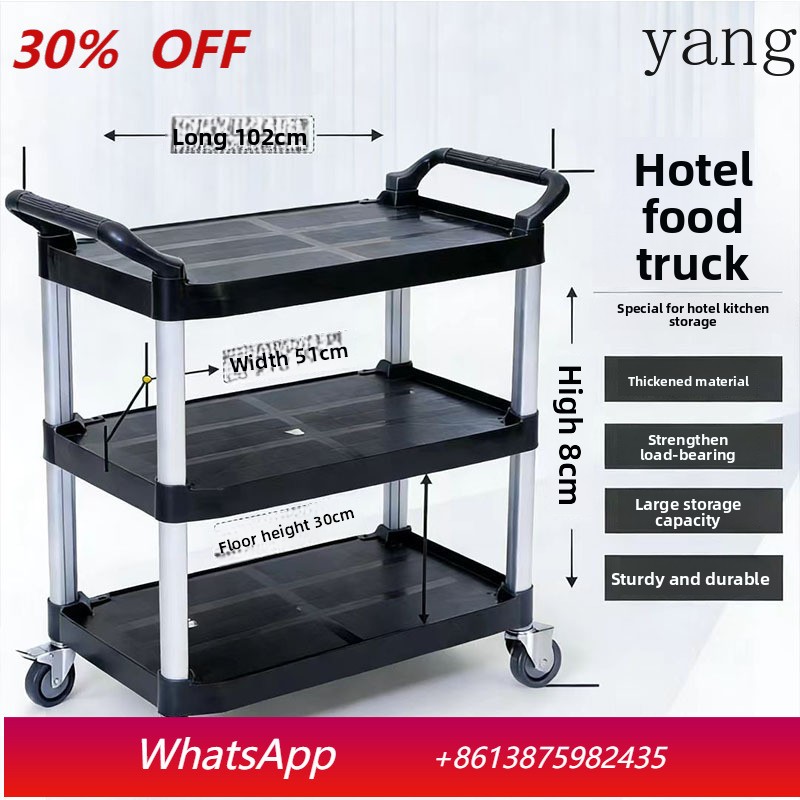 Food Truck With Snacks - YJQ üç katlı büyük yemek dağıtım
