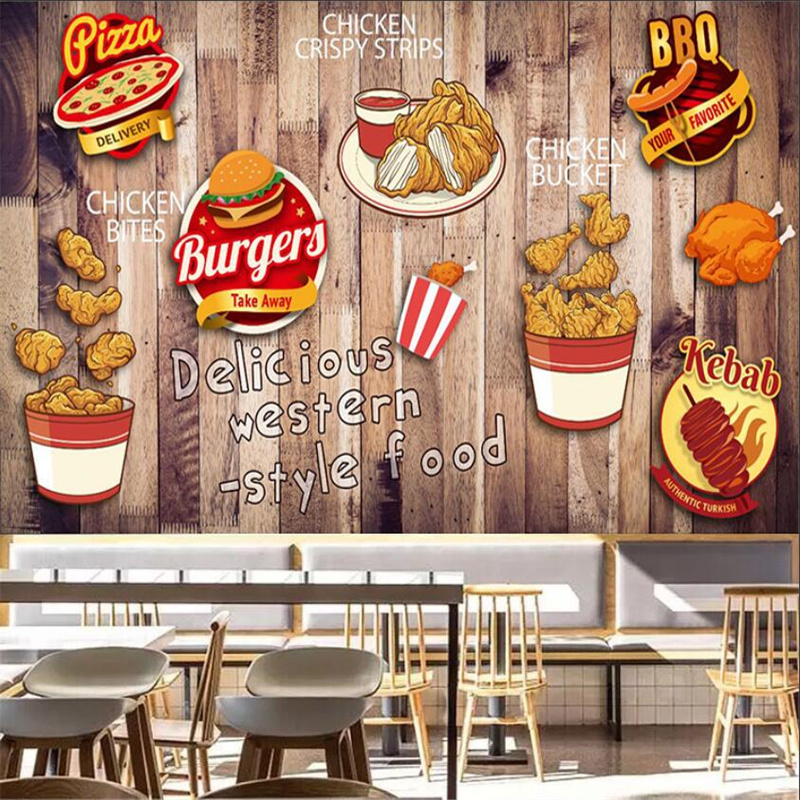 Özel Kızarmış Tavuk Burger Duv - Food Snacks Background incelemesi ve fiyatı