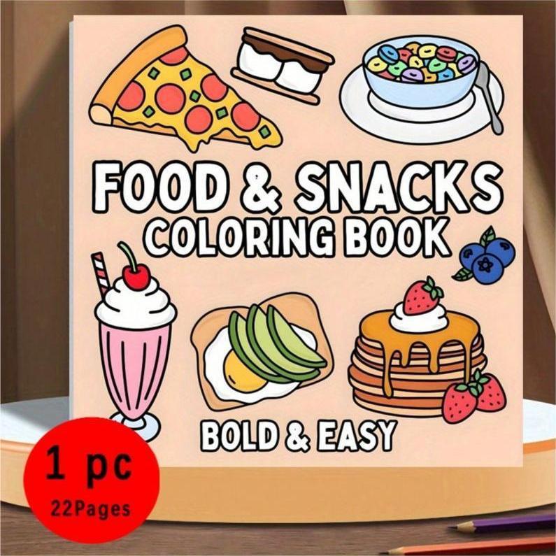 Yeni Yiyecek ve Atıştırmalık T - Food And Snacks Coloring Book incelemesi ve fiyatı