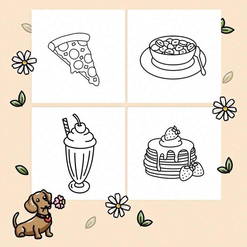 Yeni Yiyecek ve Atıştırmalık T - Food And Snacks Coloring Book incelemesi ve fiyatı