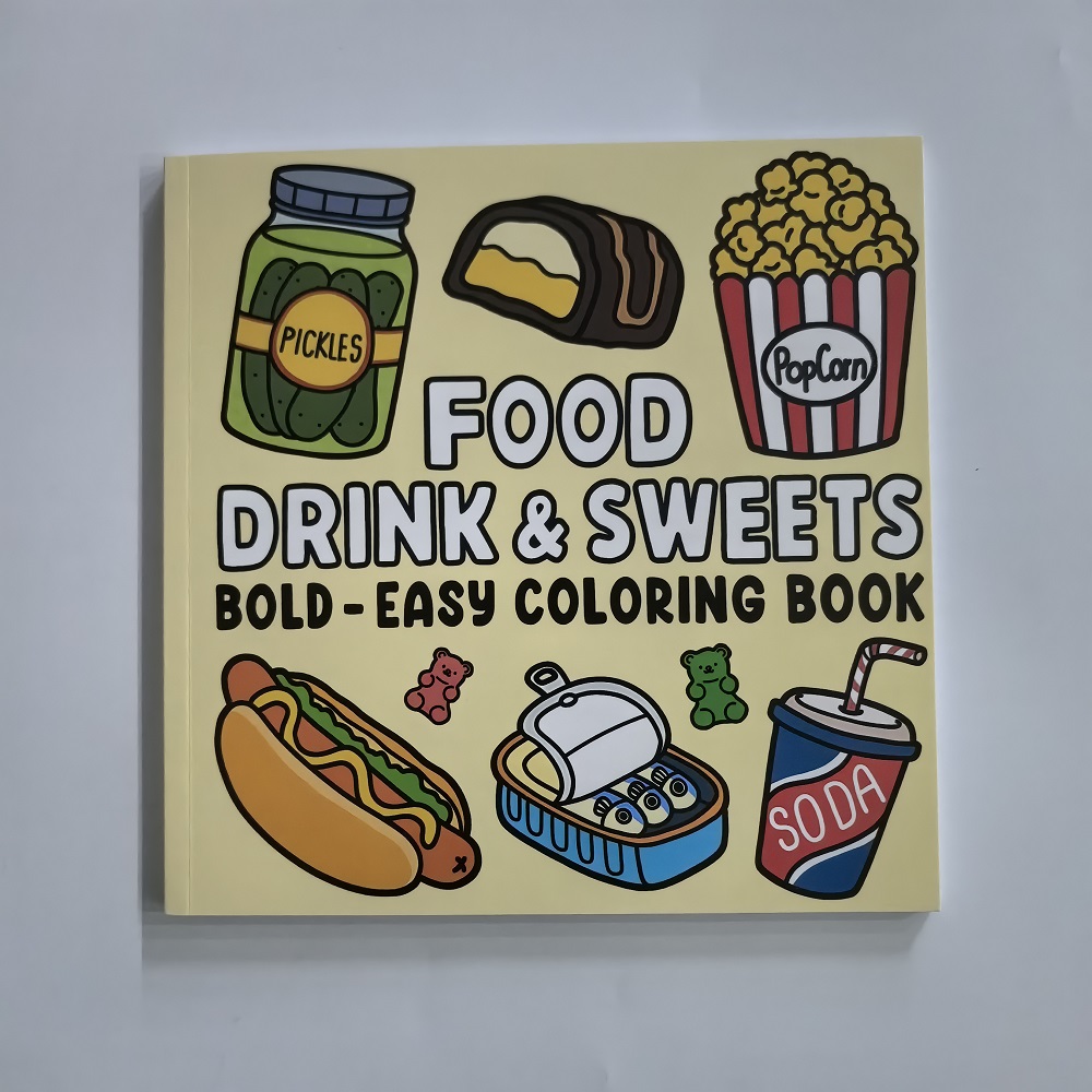 Yetişkinler ve Çocuklar için Y - Food And Snacks Coloring Book incelemesi ve fiyatı