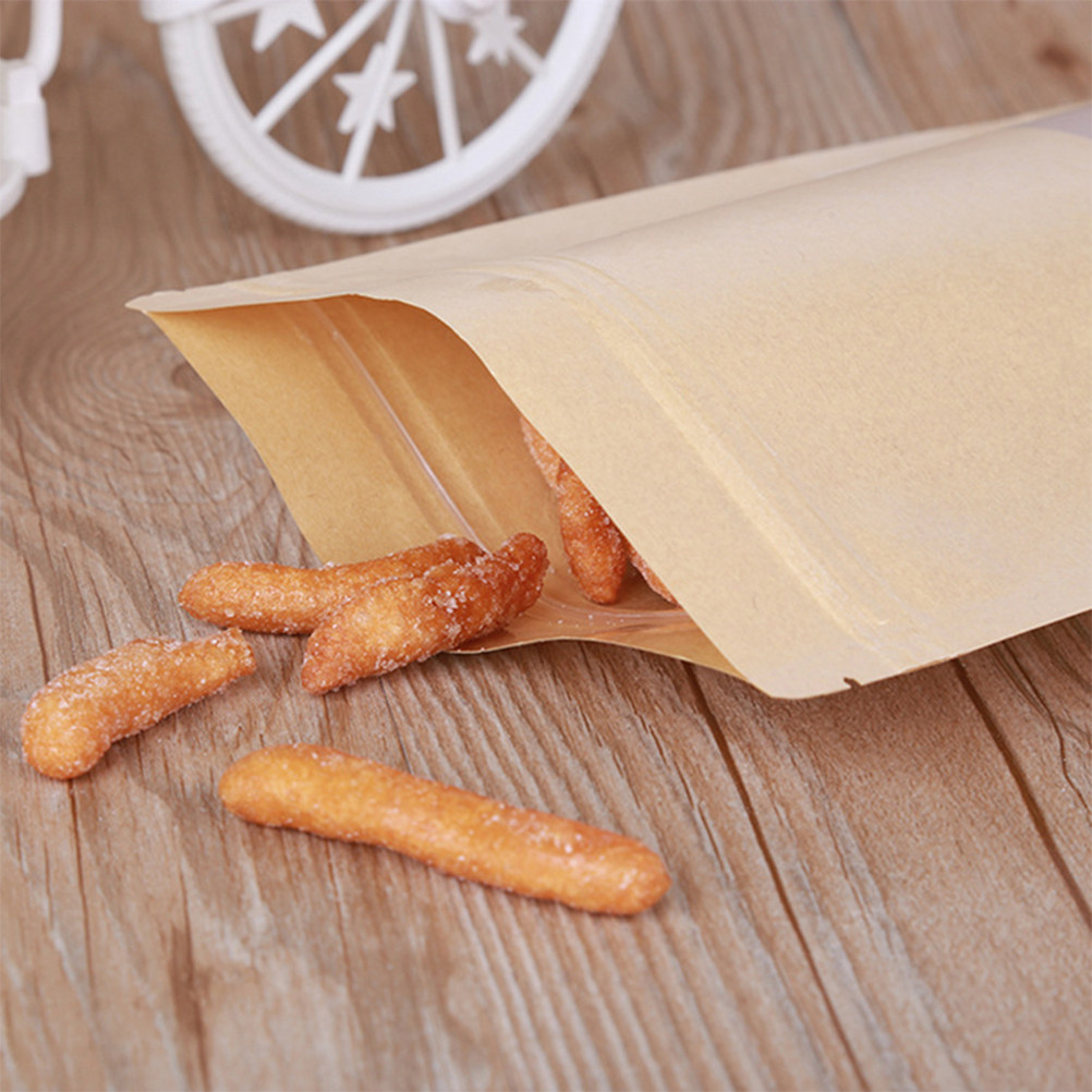 50 Adet Kraft Kağıt Fermuarlı  - Food In Snacks incelemesi ve fiyatı