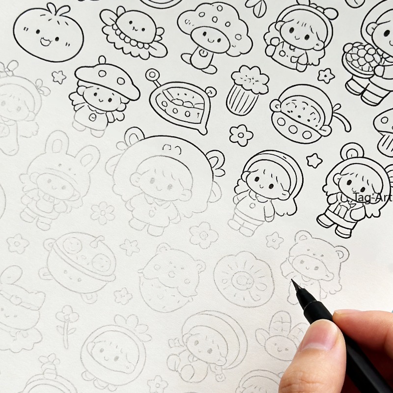 Endişe Giderici El Çizimleri K - Food And Snacks Coloring Book incelemesi ve fiyatı