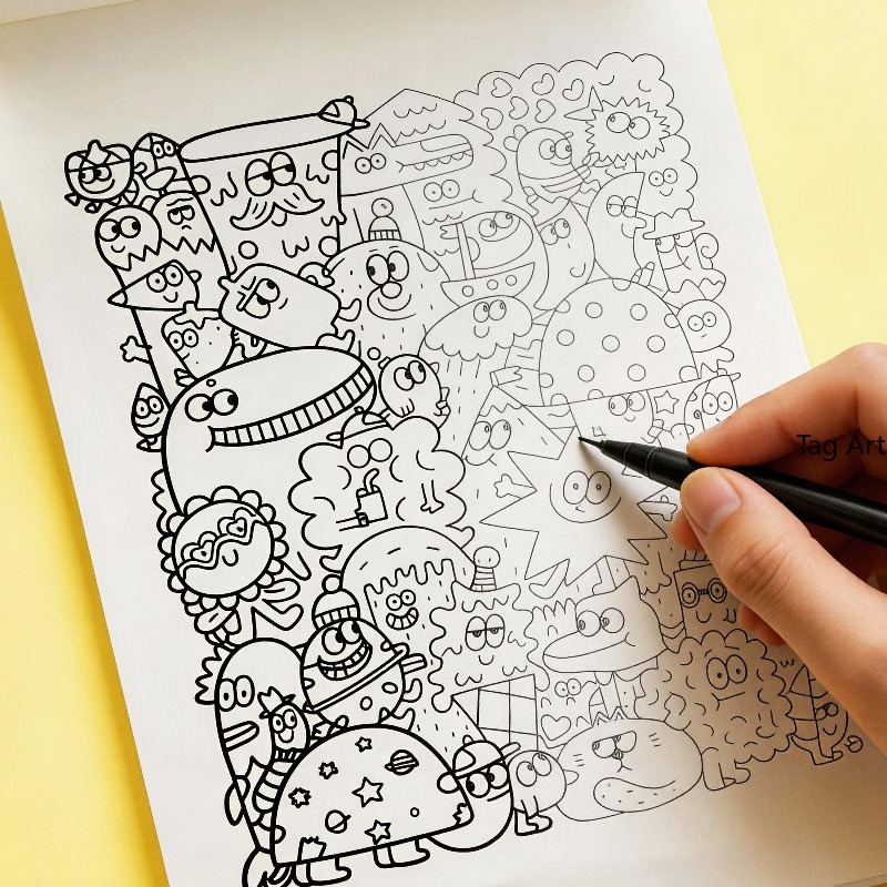 Endişe Giderici El Çizimleri K - Food And Snacks Coloring Book incelemesi ve fiyatı