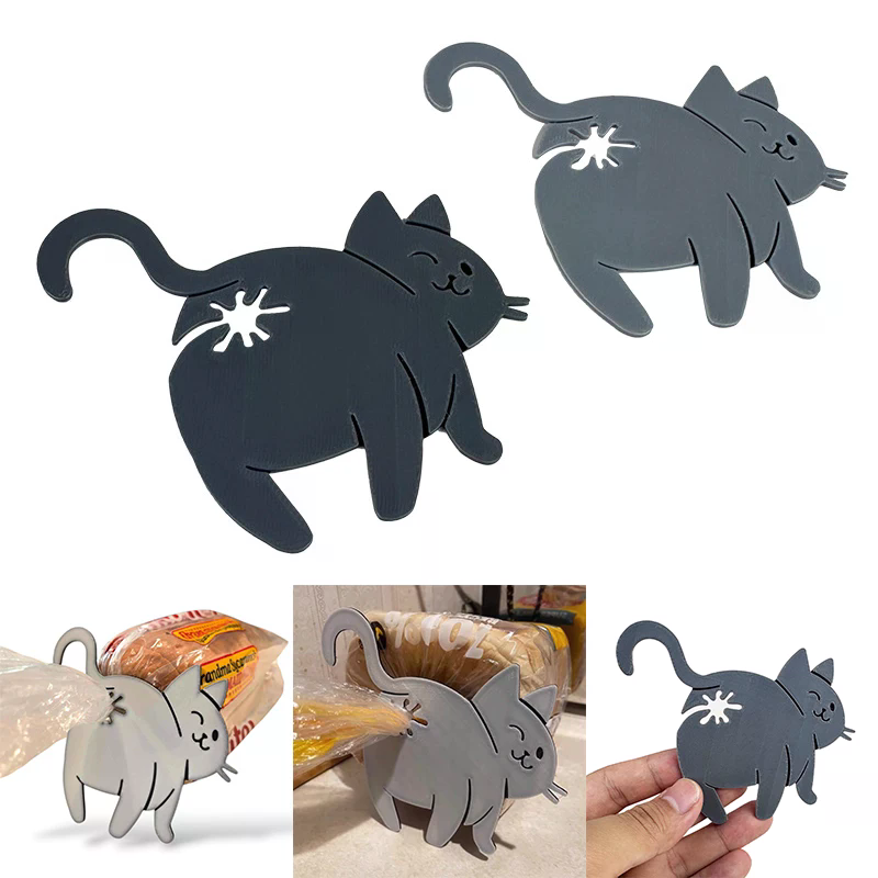 3D Kedi Popo Ekmek Poşeti Klip - Food Lovers Snacks incelemesi ve fiyatı