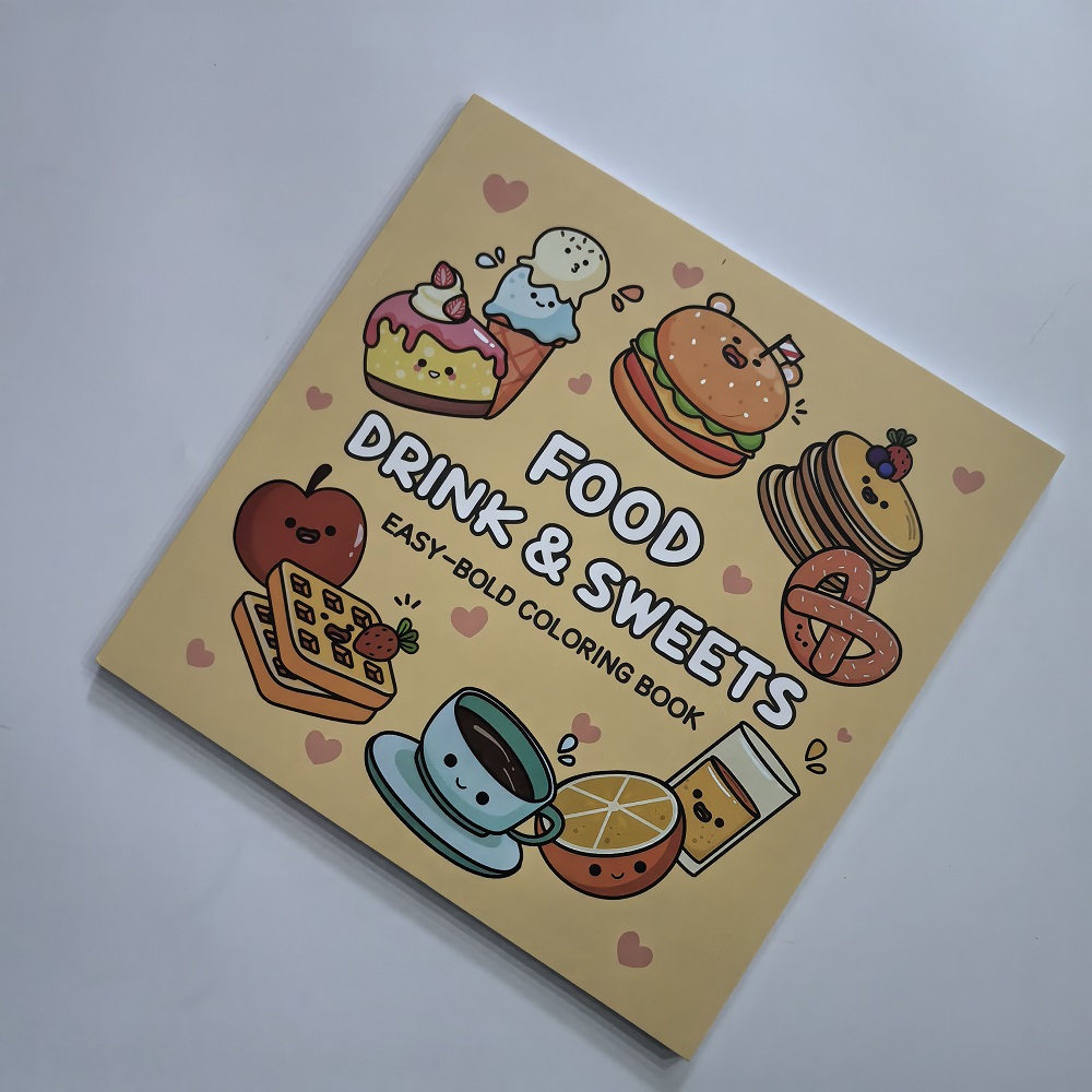 Yiyecek, İçecek ve Tatlılar Ye - Food And Snacks Coloring Book incelemesi ve fiyatı