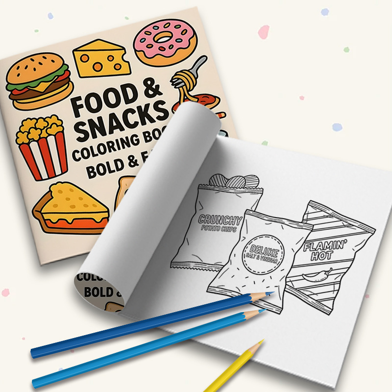 Kalın Gıda ve Atıştırmalık Tem - Food And Snacks Coloring Book incelemesi ve fiyatı
