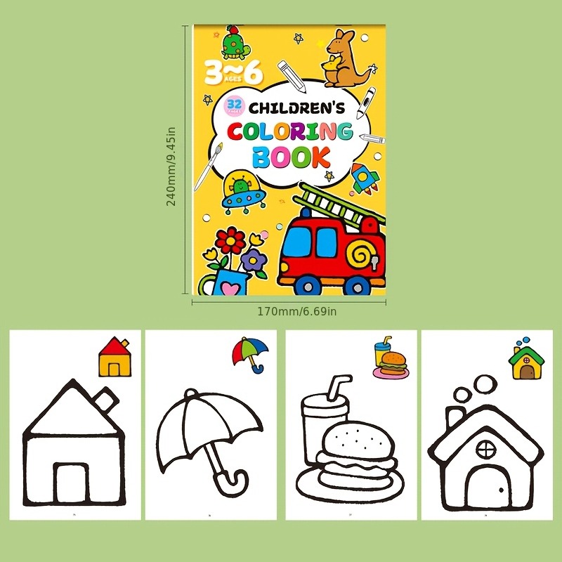 Çocuklar İçin Resimli Kitap, R - Food And Snacks Coloring Book incelemesi ve fiyatı